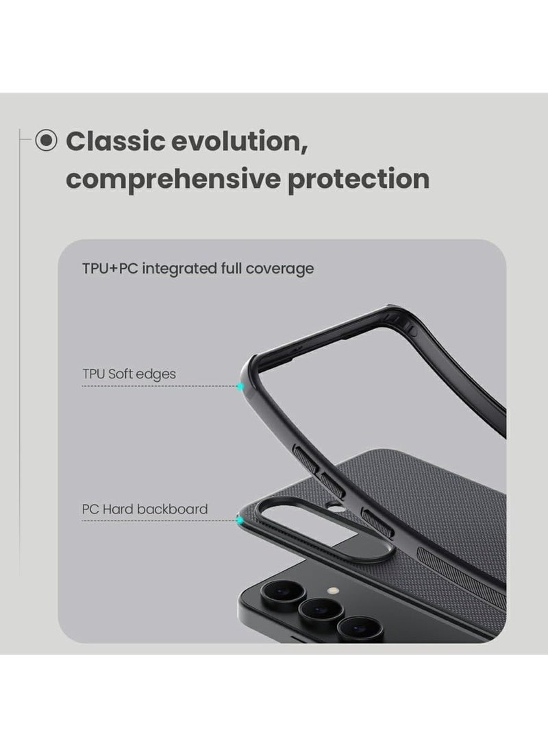 Magnetic Case Compatible with Samsung Galaxy S25 FE 5G, Frosted Shield Pro Slim Edition Matte Hard PC Back Case Soft TPU Edge Shock Protection Back Cover - Image 4